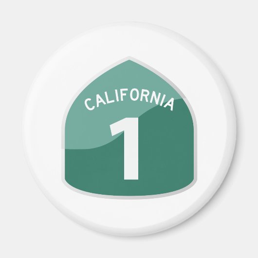 California Staat Route 1 Pazifikküste Highway Magnet (Vorne)