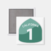 California Staat Route 1 Pazifikküste Highway Magnet (Vorderseite/Rückseite)