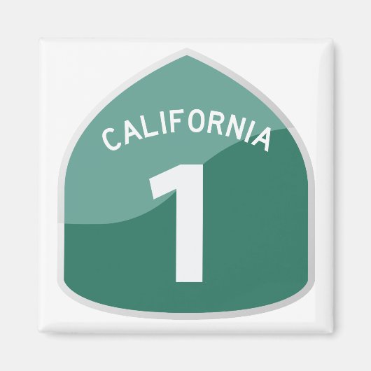 California Staat Route 1 Pazifikküste Highway Magnet (Vorne)