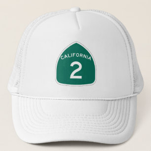California Staat Route 2 Truckerkappe
