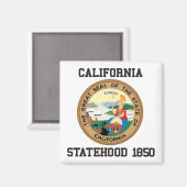 California Staat Siegel Magnet (Vorderseite/Rückseite)