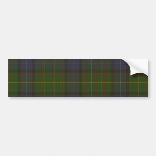 California Staat Tartan Autoaufkleber (Vorne)