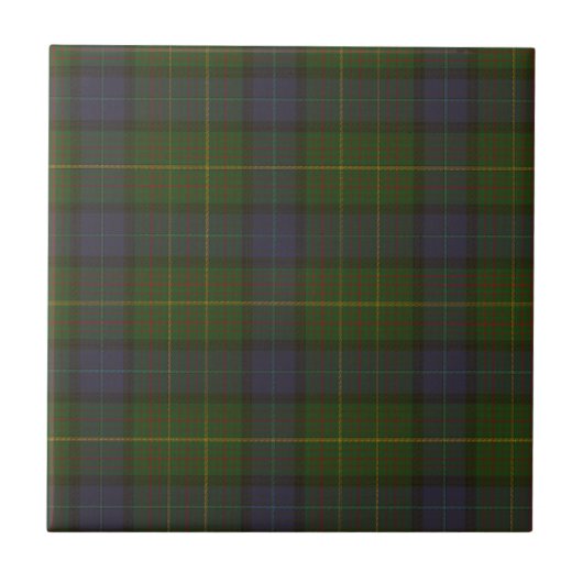 California Staat Tartan Fliese (Vorderseite)