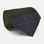 California Staat Tartan Krawatte (Gerollt)