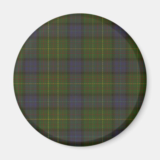California Staat Tartan Magnet (Vorne)
