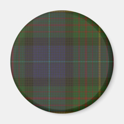 California Staat Tartan Magnet (Vorne)