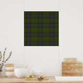 California Staat Tartan Poster (Küche)