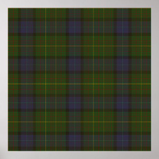 California Staat Tartan Poster (Vorne)