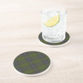 California Staat Tartan Sandstein Untersetzer (Seite)