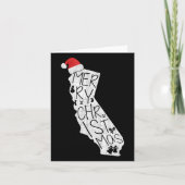 California Staat Weihnachten Graphic Ugly Xmas Swe Karte (Vorderseite)