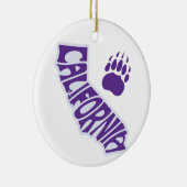 California Staat Weihnachtsbaum Keramik Ornament (Rechts)