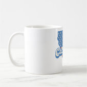 California Stars & Stripes Silhouette Kaffeetasse (Links)