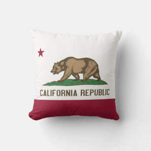 California State Flag American MoJo Pillow Kissen