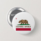 California State Flag Button (Vorne & Hinten)