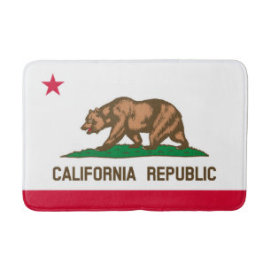 California State Flag Design Badematte