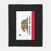 California State Flag Design Fleecedecke (Vorderseite)