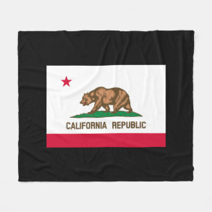 California State Flag Design Fleecedecke