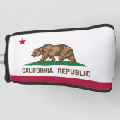 California State Flag Golf Head Cover Golf Headcover (Vorderseite)