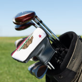 California State Flag Golf Head Cover Headcover (In Situ)