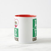 California State Flag Heagle Rock Tasse (Zentrum)