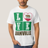 California State Flag Heart Danville