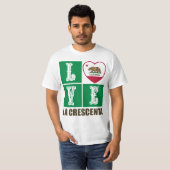 California State Flag Heart La Crescenta T-Shirt (Vorne ganz)