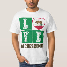 California State Flag Heart La Crescenta