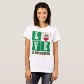 California State Flag Heart La Crescenta T-Shirt (Vorne ganz)