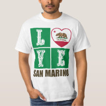 California State Flag Herzstück San Marino