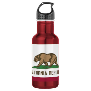 California State Flag Liberty Flasche Trinkflasche