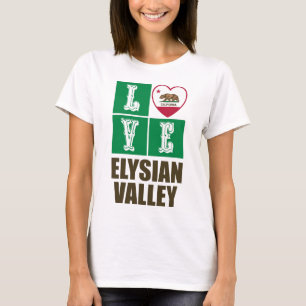 California State Flag Liebe Elysian Valley T-Shirt