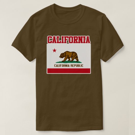 California State Flag T - Shirts (Design vorne)