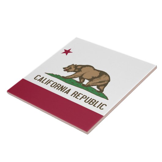 California State Flag Tile Fliese (Seite)