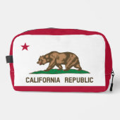 California State Flag Toiletasche Waschbeutel (Vorderseite)