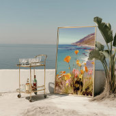 California State Flower  Poppies Art print Poster