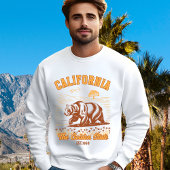 California State Pride – Bear & Wildflower  Sweatshirt