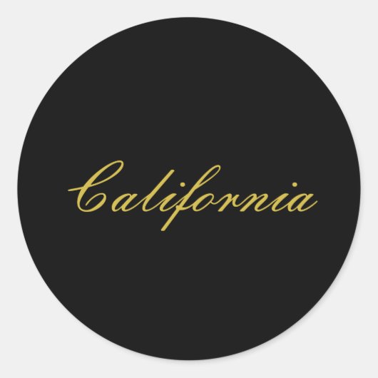 California Sticker (Vorderseite)