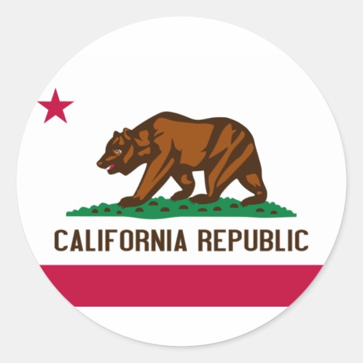 California Sticker (Vorderseite)