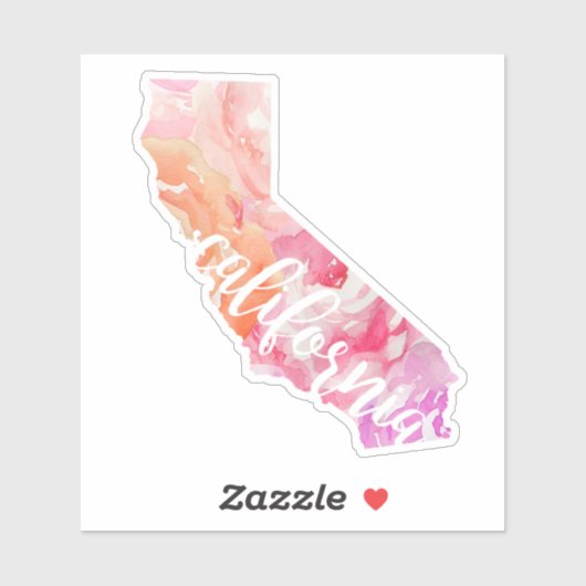 California Sticker (Blatt)
