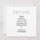 California Stolz Einladung (Rückseite)