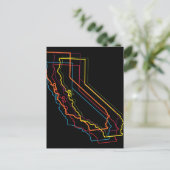 California Stolz Postkarte (Stehend Vorderseite)