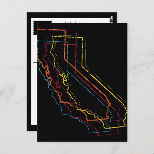 California Stolz Postkarte (Vorne/Hinten)