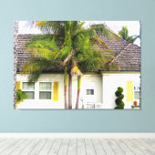 California Strandhaus gewickelt Leinwand (Insitu (Holzboden))