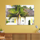 California Strandhaus gewickelt Leinwand (Insitu (Wohnzimmer))