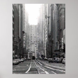 California Street San Francisco Circa 1964 Poster