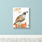 California Stretched Canvas Print Leinwanddruck (Insitu (Holzboden))