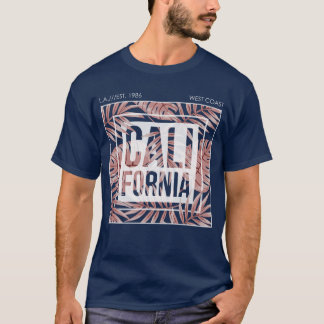 California Summer Forever- Tropical Leaves T-Shirt