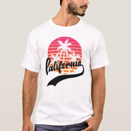 California Summer Retro Sunset Men's T - Shirt