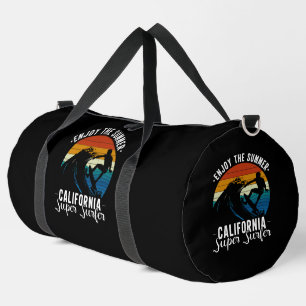 California Summer Surfer Vibes Duffle Bag