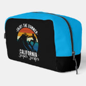 California Summer Surfer Vibes Waschbeutel (Rechte Ecke)
